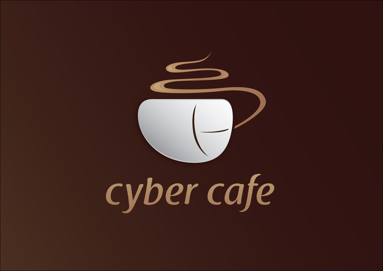 Cyber Cafe Logo Stationery STYLE